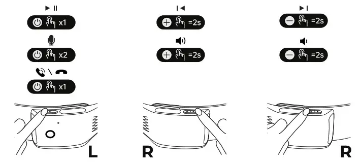 havit HAKII MIX Open Ear Smart Headband - HANDS FREE PHONE