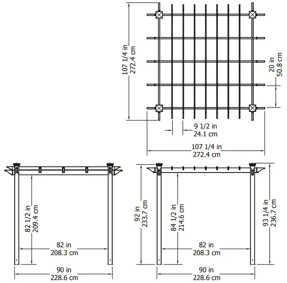Cardiff Pergola Materials Overview