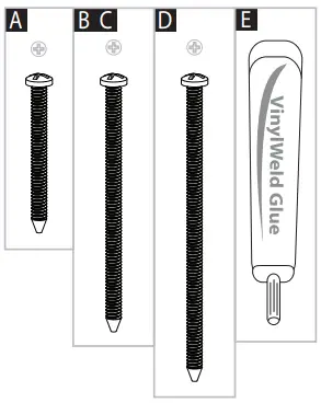 Pergola Additional Materials List
