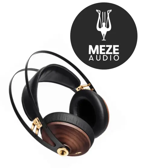 vMEZE Audio 99 CLASSICS Walnut Gold Wood Headphones - Fig 7