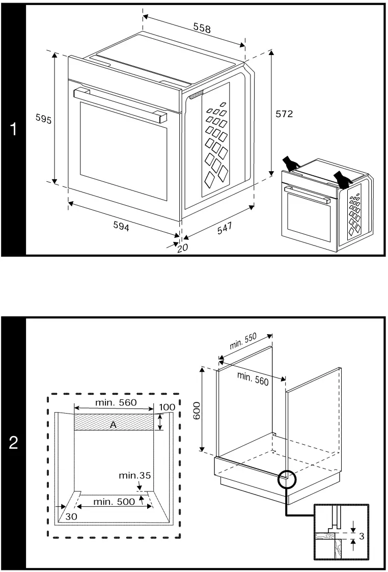 beko BBIM14400XSWE Multifunction Oven - fig 2