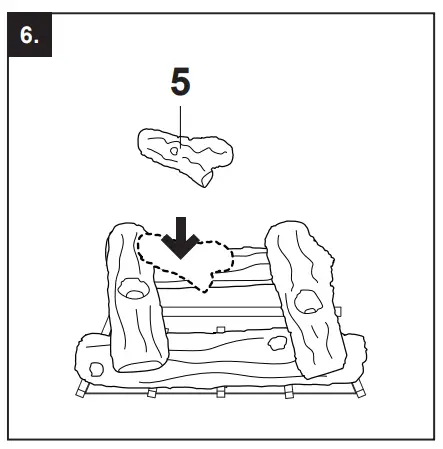 allen roth VL W18DL 24 in 55000 BTU Dual Vented Gas Fireplace Logs-fig15