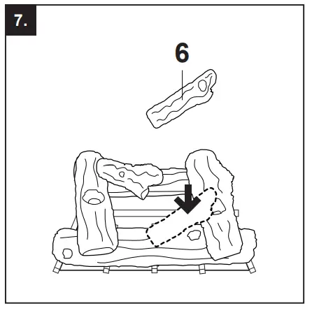 allen roth VL W18DL 24 in 55000 BTU Dual Vented Gas Fireplace Logs-fig16