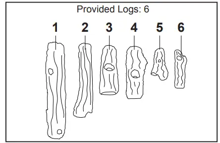 allen roth VL W18DL 24 in 55000 BTU Dual Vented Gas Fireplace Logs-fig9