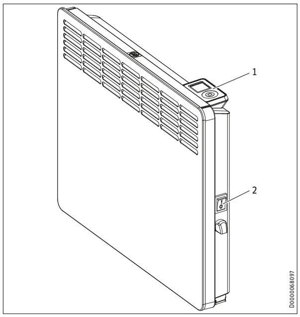 STIEBEL ELTRON CNS Trend U Series Wall Mounted Converter Heater - fig 1