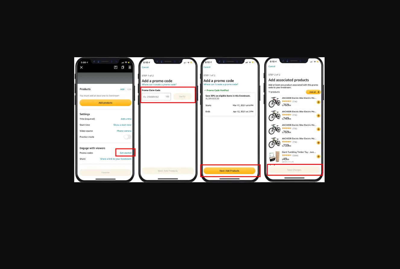 Amazon Promo Codes Livestream Installation Guide