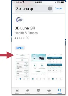 ROTECH SL851 Luna QR Code Patient App Handout - fig 1