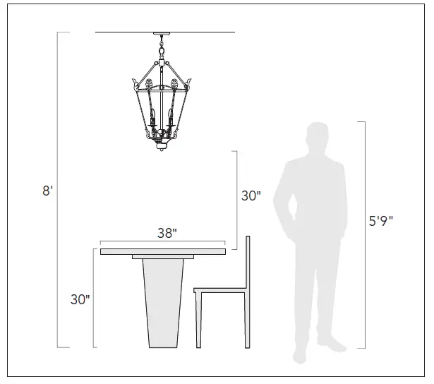 GOLDEN LIGHTING 6958-BA3, 6958-3SF Roxie Contemporary Ceiling Light Fixture 2
