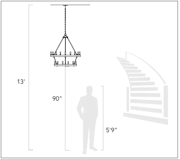 GOLDEN LIGHTING 6958-BA3, 6958-3SF Roxie Contemporary Ceiling Light Fixture 3