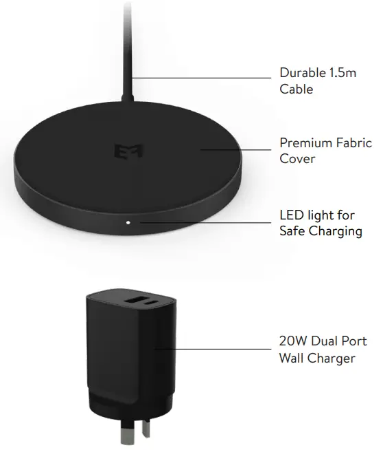 myEFM EFM-FLUX-15W Flux 15W Wireless Charge Pad - Fig 2