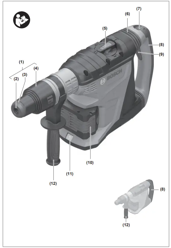 BOSCH-GBH-18V-40-C-Cordless-Rotary-Hammer-FIG1