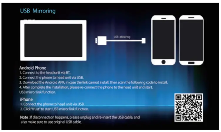 JENSEN CMM710 Multimedia Receiver -USBMirror Operation