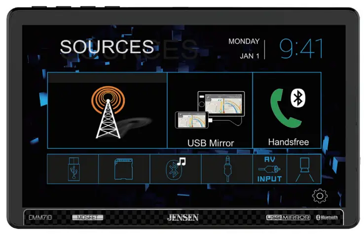 JENSEN CMM710 Multimedia Receiver