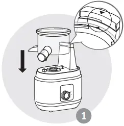 moulinex ZU1508 Juiceo Extractor 2a1