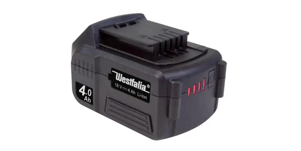 Westfalia 87 84 75 18 V Li-ion Battery Pack Instruction Manual