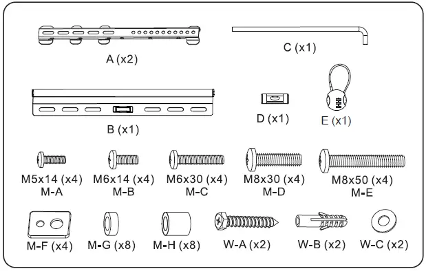 Newstar-PLASMA-W040-Flat-Screen-Wall-Mount-fig-1