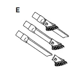 E. Duster Crevice Tool