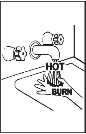 Heat-Flo Light Commercial Electric Water Heaters - DANGER Water temperature