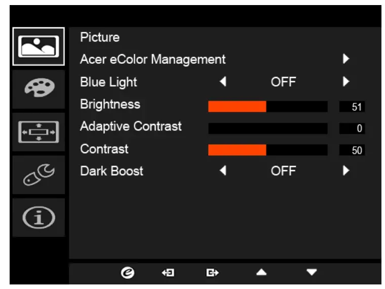 Acer Predator XB271HUA LCD Monitor - Picture
