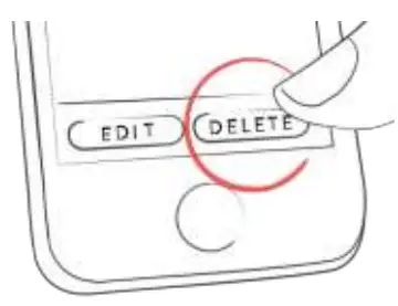 mySugr Logbook App - Delete entry