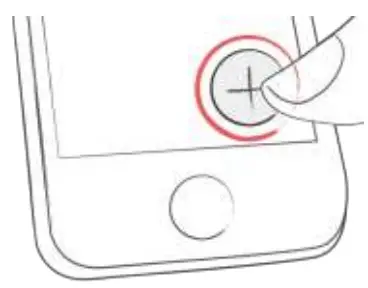 mySugr Logbook App - plus sign 4