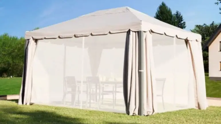 Naterial Ysis Steel And Aluminum Gazebo With Tortora Polyester Cloth Instruction Manual