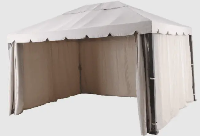 NATERIAL YSIS Steel and Aluminum Gazebo with Tortora Polyester Cloth product