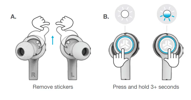 JLAB 12497196 Jbuds Air Exes Earbuds - fig1