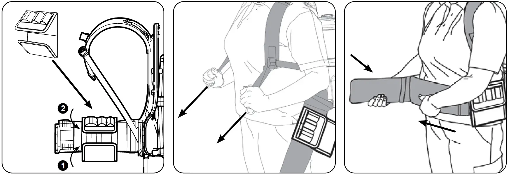 Numatic RSV150 Nace Backpack Vacuum Cleaner Using the machine