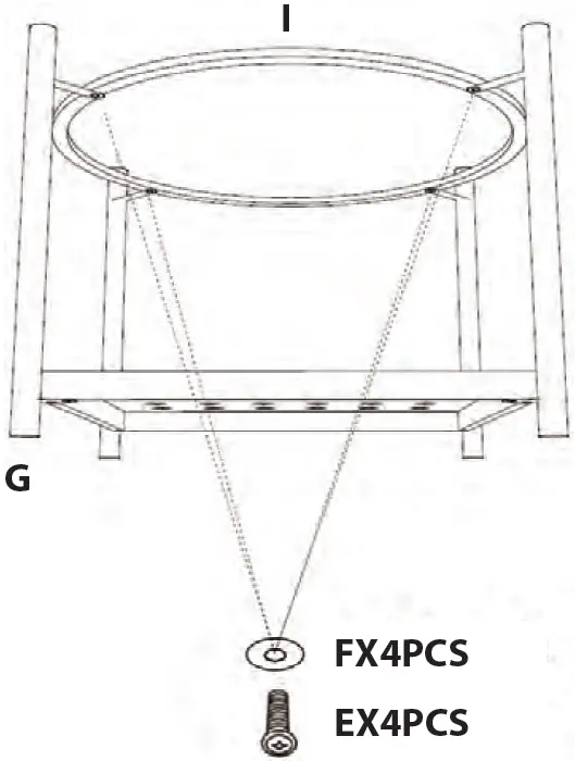 serenelife SLCARFP54 Outdoor Wood Fire Pit ASSEMBLY INSTRUCTIONS-1