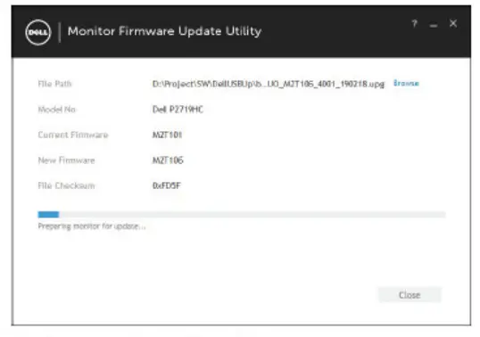 Dell P2419HC Monitor Simplified Service - USB1