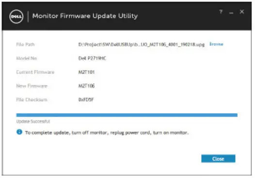 Dell P2419HC Monitor Simplified Service - diagram6