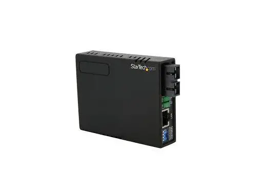 Startech Mcm110sc2p 10/100 Mm Fiber To Ethernet Media Converter Sc/st With Poe Instruction Manual
