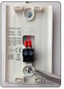 SALUS TS600 Wireless Temperature Sensor-Mount the back