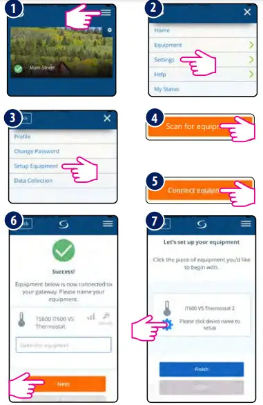SALUS TS600 Wireless Temperature Sensor- Pairing