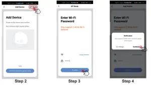 Entering the Ap mode