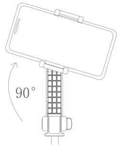 VALORE Wireless Selfie Tripod with Stabiliser AC131 - power button