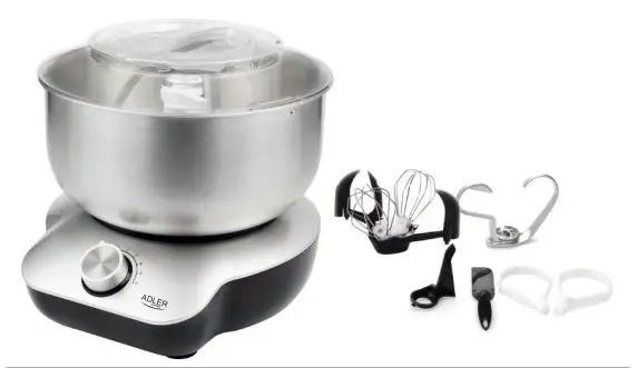 ADLER AD 4222 360° Rotating Mixer with Bowl featured