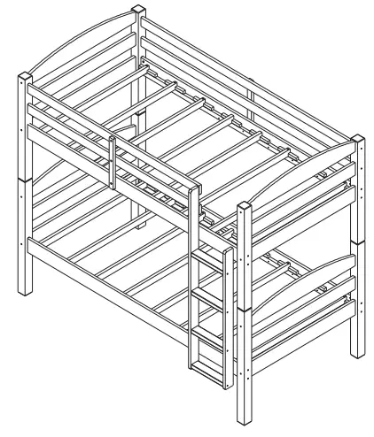 Dorelasia Bunk Bed [wm3911-13, Wm3921-13, Wm3921e2, Wm3921b-dc, Wm3921w-dc-13, Wm 3921g-dc] Instruction Manual