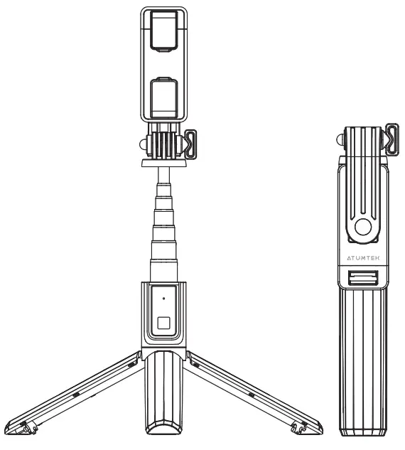 ATUMTEK Selfie Stick Tripod - Product Introduction