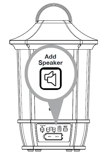 Acoustic Research AWSF7R Rechargeable Wireless Speaker with LED Flickering Flame Light-5