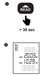 MASTECH MS6408 Distance Meter - FIG 2