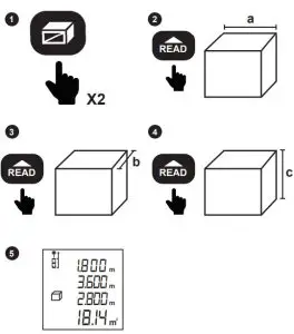 MASTECH MS6408 Distance Meter - FIG 3