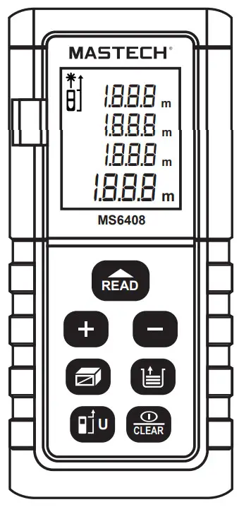 MASTECH MS6408 Distance Meter