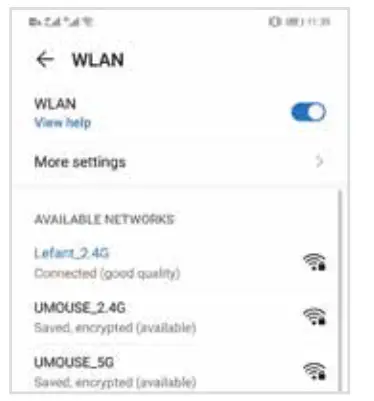 lefant Robot Vacuum Cleaner M201 - WIFI network