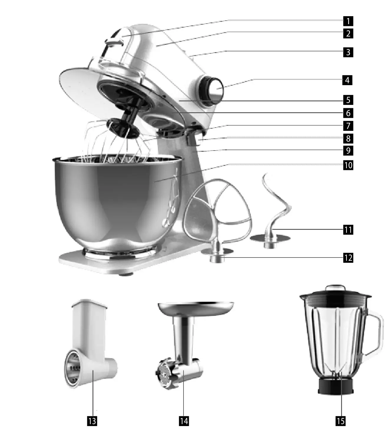 concept RM7000 Food Processor Mixer - PRODUCT DESCRIPTION