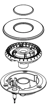 MONOGRAM ZGU366NPSS 36 Inch Professional Gas Rangetop with 6 Burners - Stacked Burner