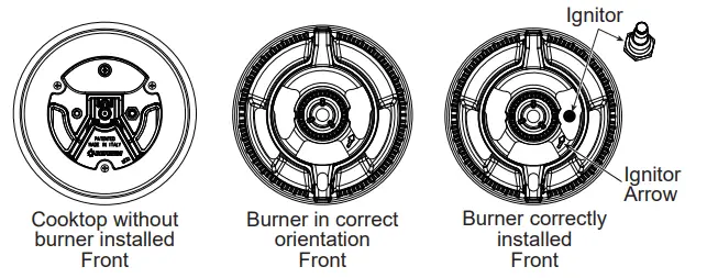 MONOGRAM ZGU366NPSS 36 Inch Professional Gas Rangetop with 6 Burners - burner parts