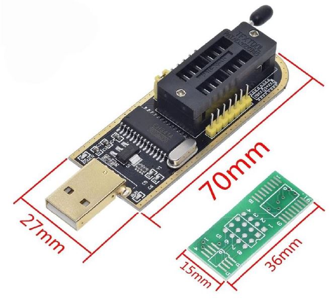EEPROM CH341A 24 25 Series Flash BIOS USB Programmer FIG1