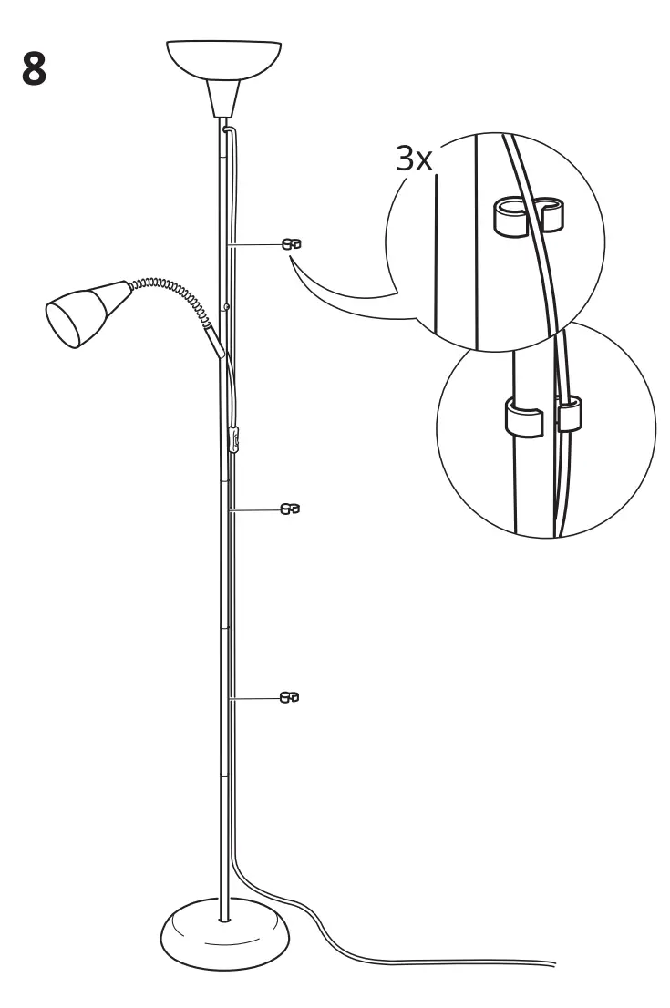IKEA 30486397 TÅGARP Floor Lamp - fig 5